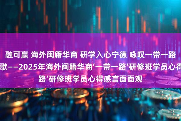 融可赢 海外闽籍华商 研学入心宁德 咏叹一带一路 讴诵山海之歌——2025年海外闽籍华商‘一带一路’研修班学员心得感言面面观